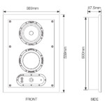 Monitor Audio SoundFrame 1 OnWall, настенная акустика — изображение 3