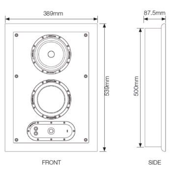 Monitor Audio SoundFrame 1 OnWall, настенная акустика — изображение 3