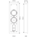 Monitor Audio SoundFrame 2 OnWall, настенная акустика — изображение 2