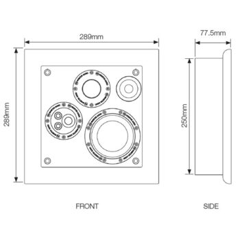 Monitor Audio Soundframe 3 OnWall, настенная акустика — изображение 2