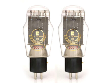 KR Audio 300B лампа, пара на белом фоне