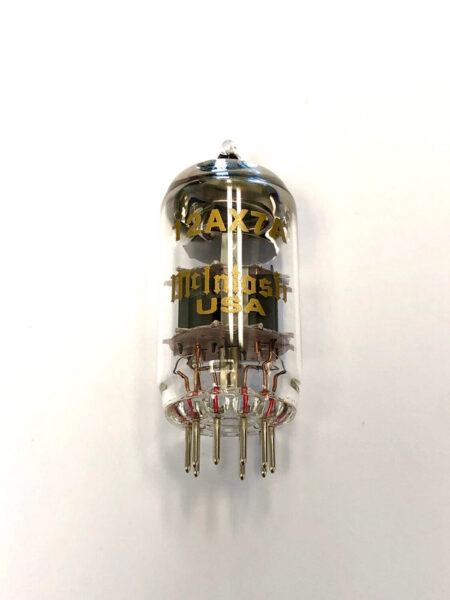 McIntosh 12AX7A E83CC лампа на белом фоне