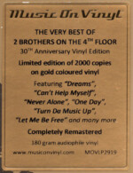 LP: 2 Brothers On The 4th Floor — «The Very Best Of 30th Anniversary Vinyl Edition» (2021) [2LP Gold Limited Vinyl] COVER VG+ — изображение 4