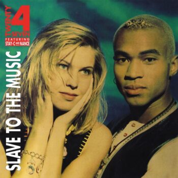 LP: Twenty 4 Seven Featuring Stay-C And Nance — «Slave To The Music» (1993/2022) [Crystal Clear & Blue Marbled Vinyl] — изображение 2