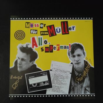 LP: Messer Für Frau Müller / Нож Для Фрау Мюллер — «Allo, Superman!» (1999/2021) [Black Vinyl] С АВТОГРАФАМИ — изображение 2