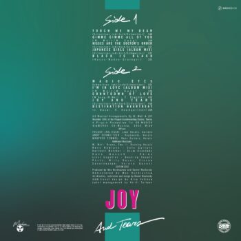 LP: Joy — «Joy And Tears» (1987/2022) [Magenta Vinyl] — изображение 3