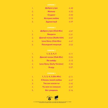 LP: Руки Вверх! — «Дышите Равномерно» (1997/2023) [2LP Pink/Yellow Vinyl] — изображение 3