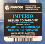 LP: Imperio — «Return To Paradise» (1996/2022) [Black 2LP Vinyl] — изображение 3