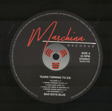 LP: Bad Boys Blue — «Tears Turning To Ice» (2020) [Limited Blue Vinyl] — изображение 5