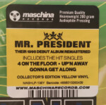 LP: Mr. President — «Up n' Away» (1995/2022) [Yellow Vinyl] — изображение 3