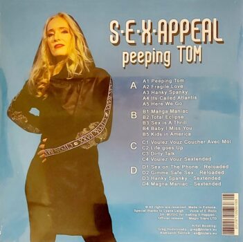 LP: S*E*X* Appeal — «Peeping Tom» (1999/2023) [2LP Black Vinyl] — изображение 2