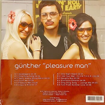 LP: Günther — «Pleasure Man» (2004/2023) [Black Vinyl] — изображение 2