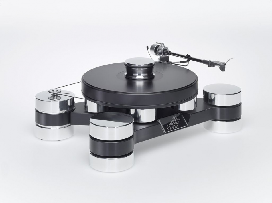 Transrotor DARK STAR SILVER SHADOW с тонармом Rega RB 880, MC головкой Transrotor Merlo, Konstant EINS