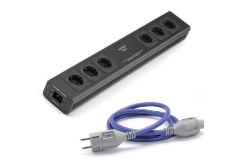 Isotek V5  Sirius 6-Way (Black) с кабелем Premier C19