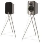 Q-Acoustics Concept 300 Silver & ebony, акустика со стойками