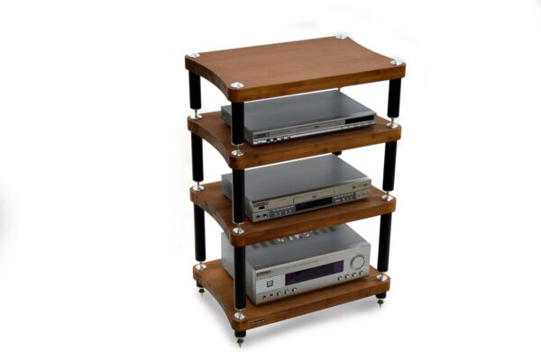 Atacama Evoque Eco SE2 60-40 Hi-Fi стойка, Dark Finish Bamboo, 3 полки + база — изображение 3