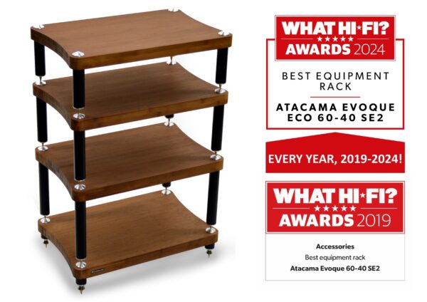 Atacama Evoque Eco SE2 60-40 Hi-Fi стойка, Dark Finish Bamboo, 3 полки + база — изображение 2