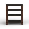 Stax 2G, 4 shelf, Black Ash Plywood / Natural Walnut