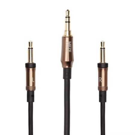 MONO 3.5 MM TO 3.5 MM 1.5 M SOFT TPE CABLE WITH COPPER ALUMINIUM CASINGS