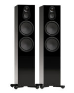 Monitor Audio Silver 500 8G High Gloss Black — вид спереди под углом