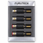 Furutech FT-212 G, бананы для акустического кабеля, комплект 4 шт.