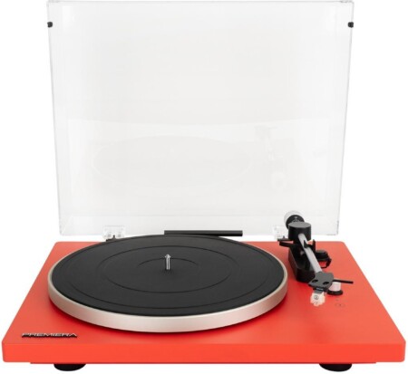 Premiera ECO BT red, вид спереди с открытой крышкой