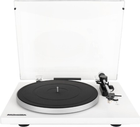 Premiera ECO BT white, вид спереди с открытой крышкой